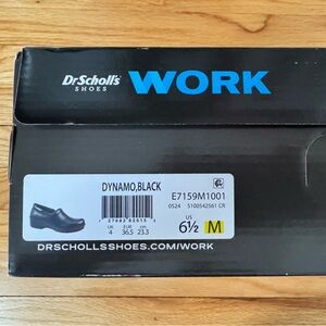 Dr. Scholl's Work Dynamo Black Womens  Oxford Shoes
